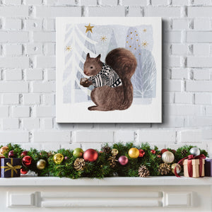 Cozy Woodland Animal II-Premium Gallery Wrapped Canvas - Ready to Hang