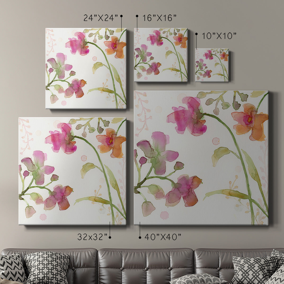 The Favorite Flowers IV-Premium Gallery Wrapped Canvas - Ready to Hang