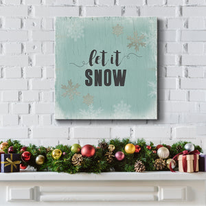 Let It Snow-Premium Gallery Wrapped Canvas - Ready to Hang