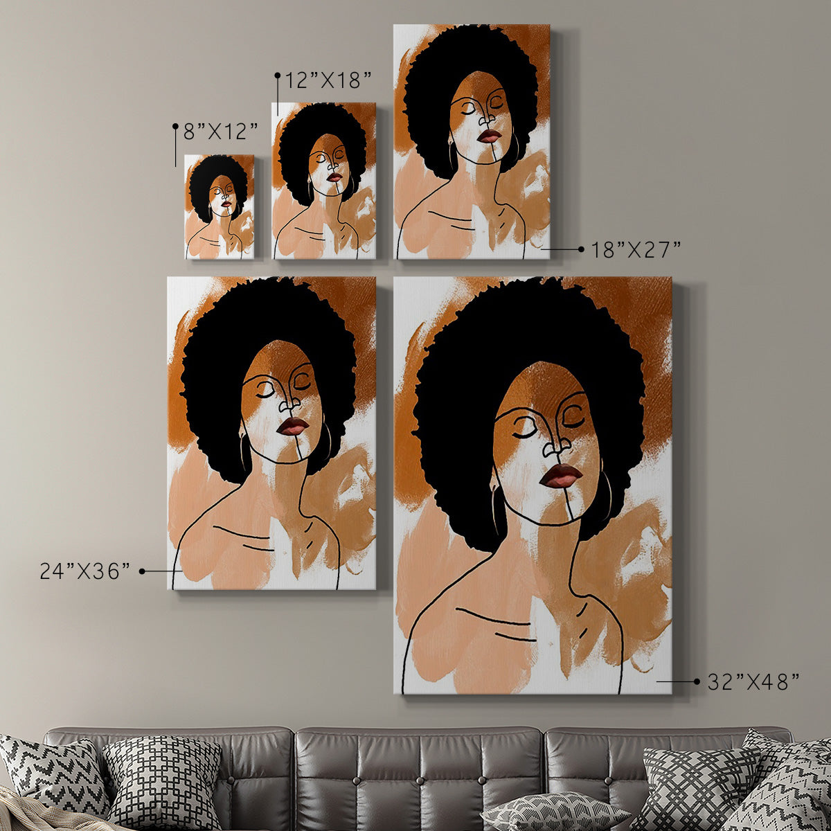 Phenomal Women I Premium Gallery Wrapped Canvas - Ready to Hang