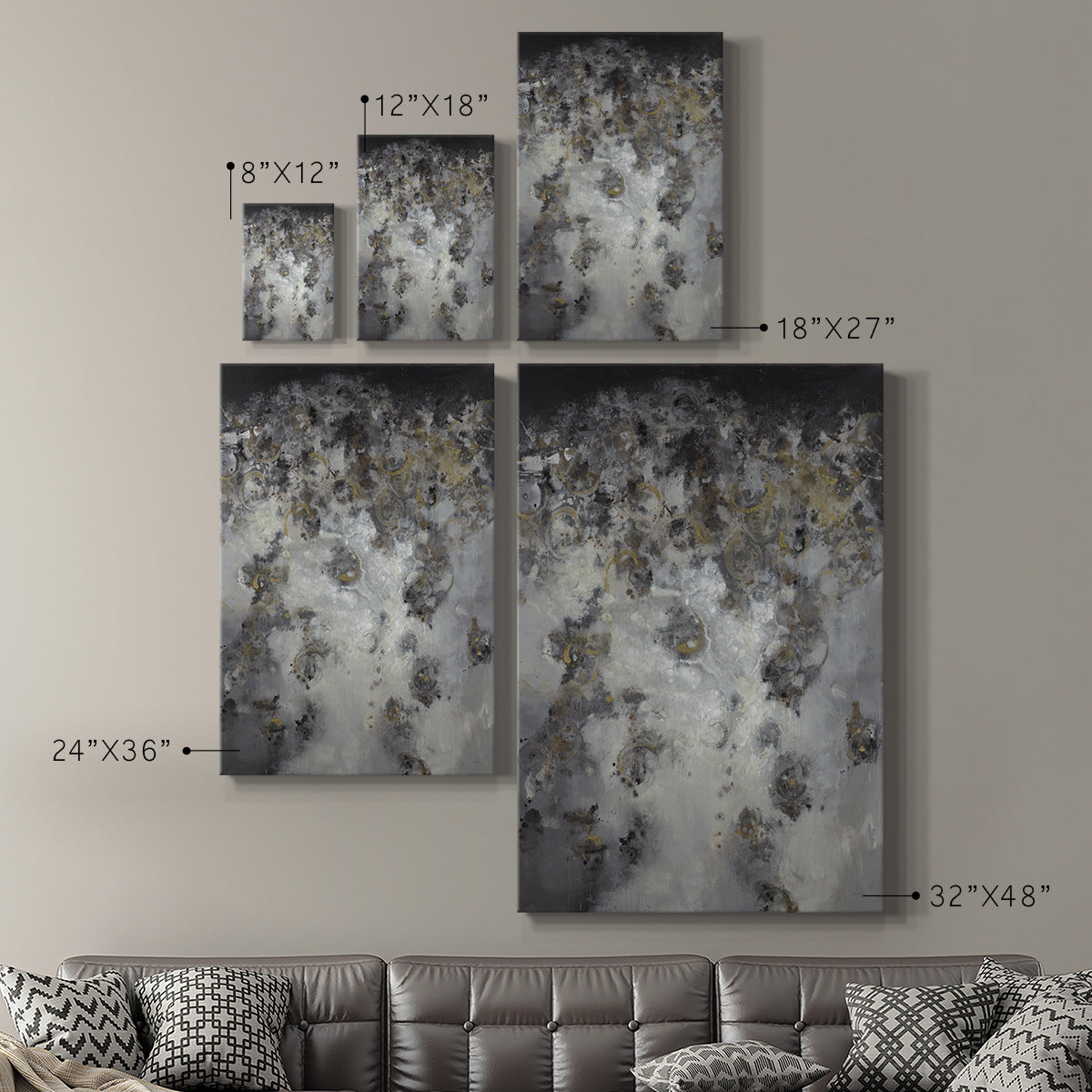 Meteor Showers Premium Gallery Wrapped Canvas - Ready to Hang