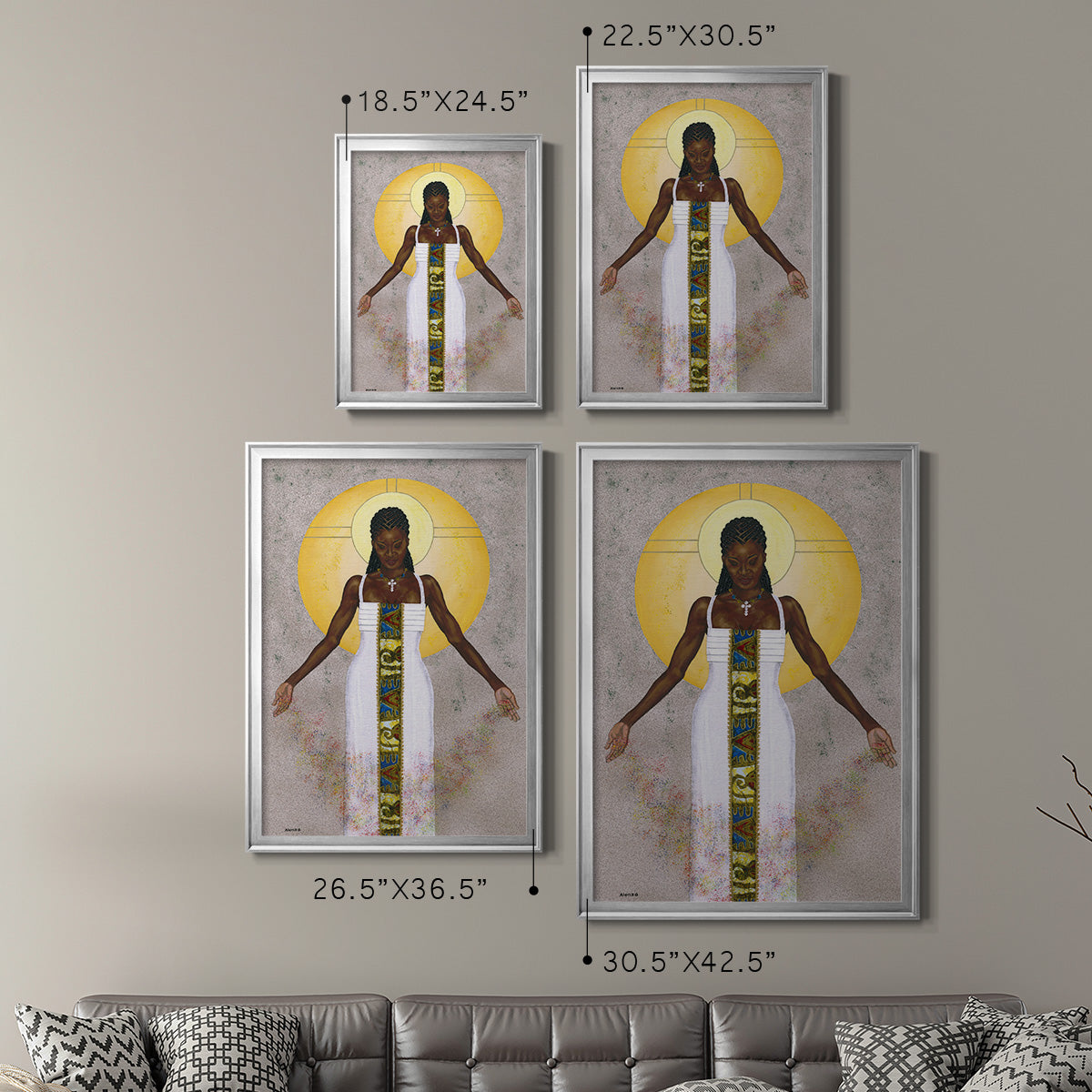 Her Peace Premium Framed Print - Ready to Hang