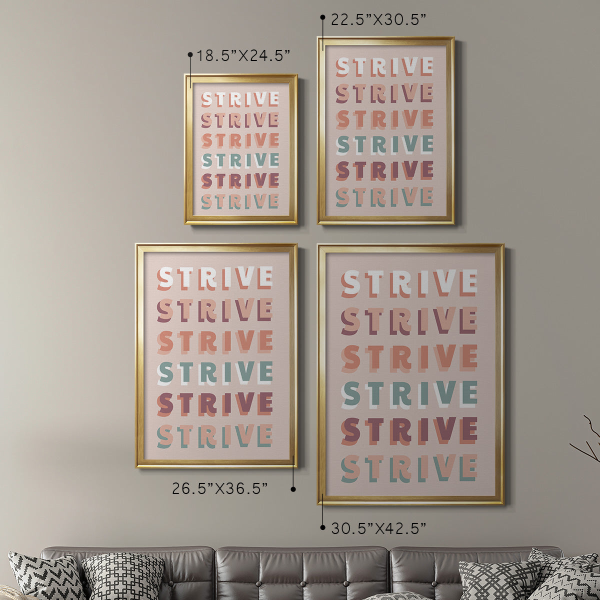 Strive Premium Framed Print - Ready to Hang