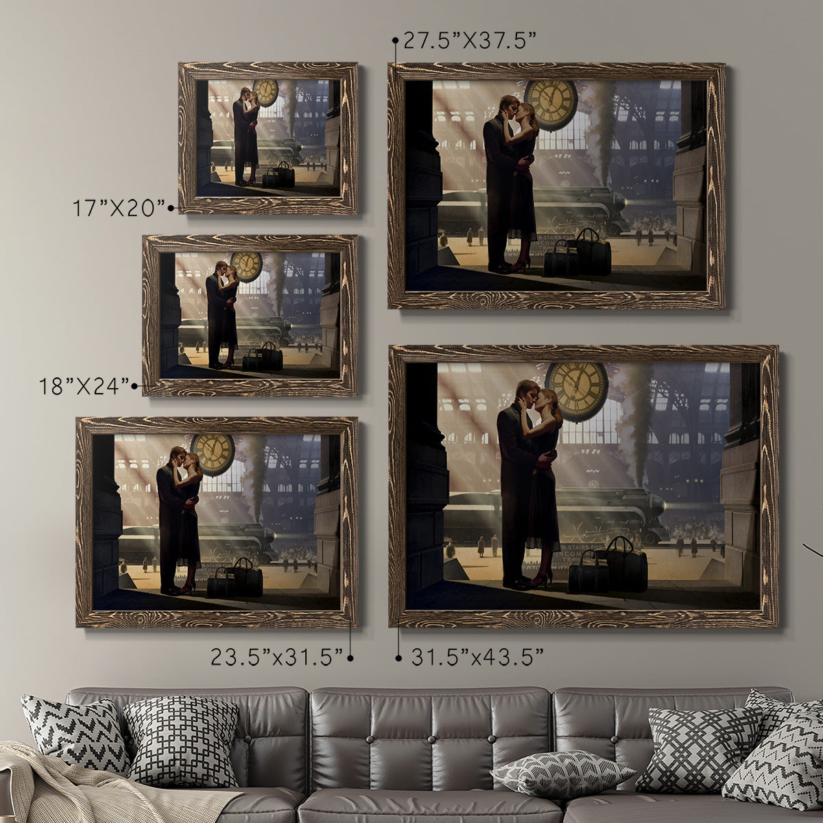 Au Revoir-Premium Framed Canvas - Ready to Hang