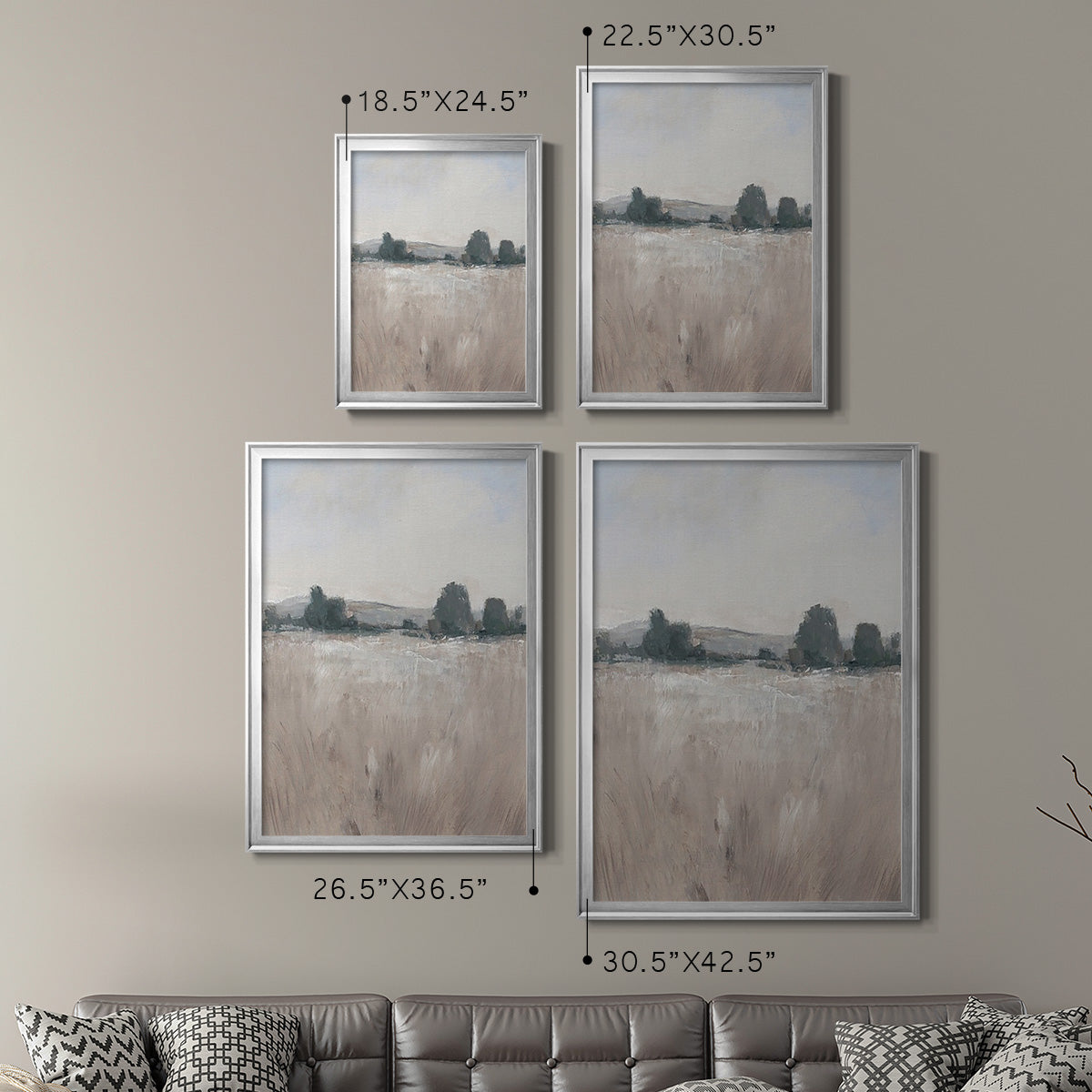 Place & Time I Premium Framed Print - Ready to Hang