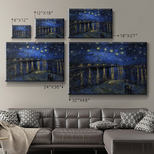 Starry Night Over Rhone - Canvas Art Print