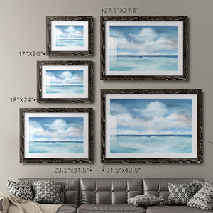 Caribbean Clouds-Premium Framed Print - Ready to Hang