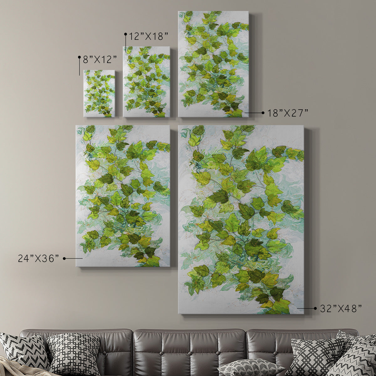 Ivy Premium Gallery Wrapped Canvas - Ready to Hang