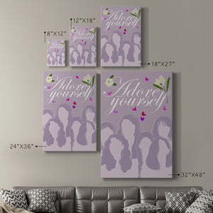 Happy Galentine's Day Collection B Premium Gallery Wrapped Canvas - Ready to Hang