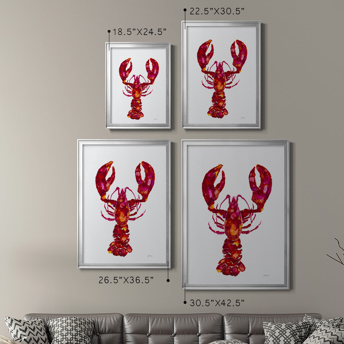 Lobster Premium Framed Print - Ready to Hang