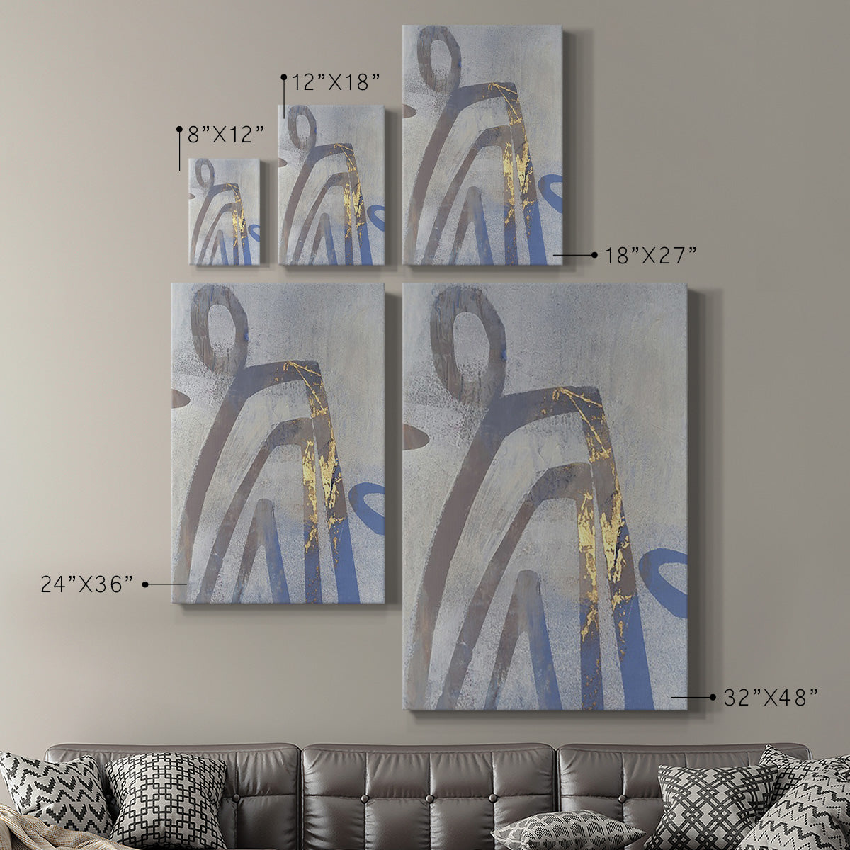 Linx II Premium Gallery Wrapped Canvas - Ready to Hang