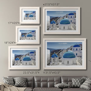 Santorini Saturday-Premium Framed Print - Ready to Hang