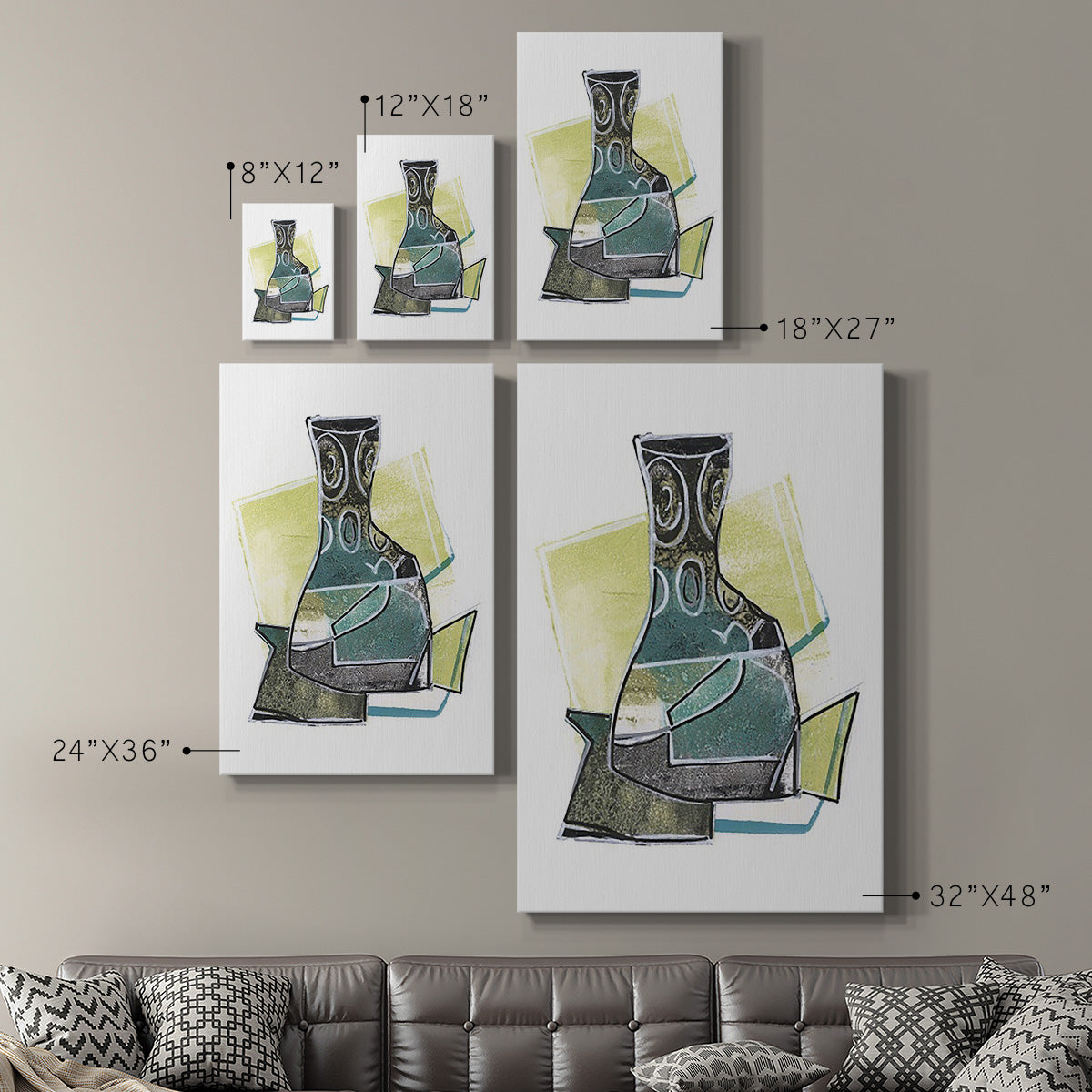 Jubilee Jugs I Premium Gallery Wrapped Canvas - Ready to Hang