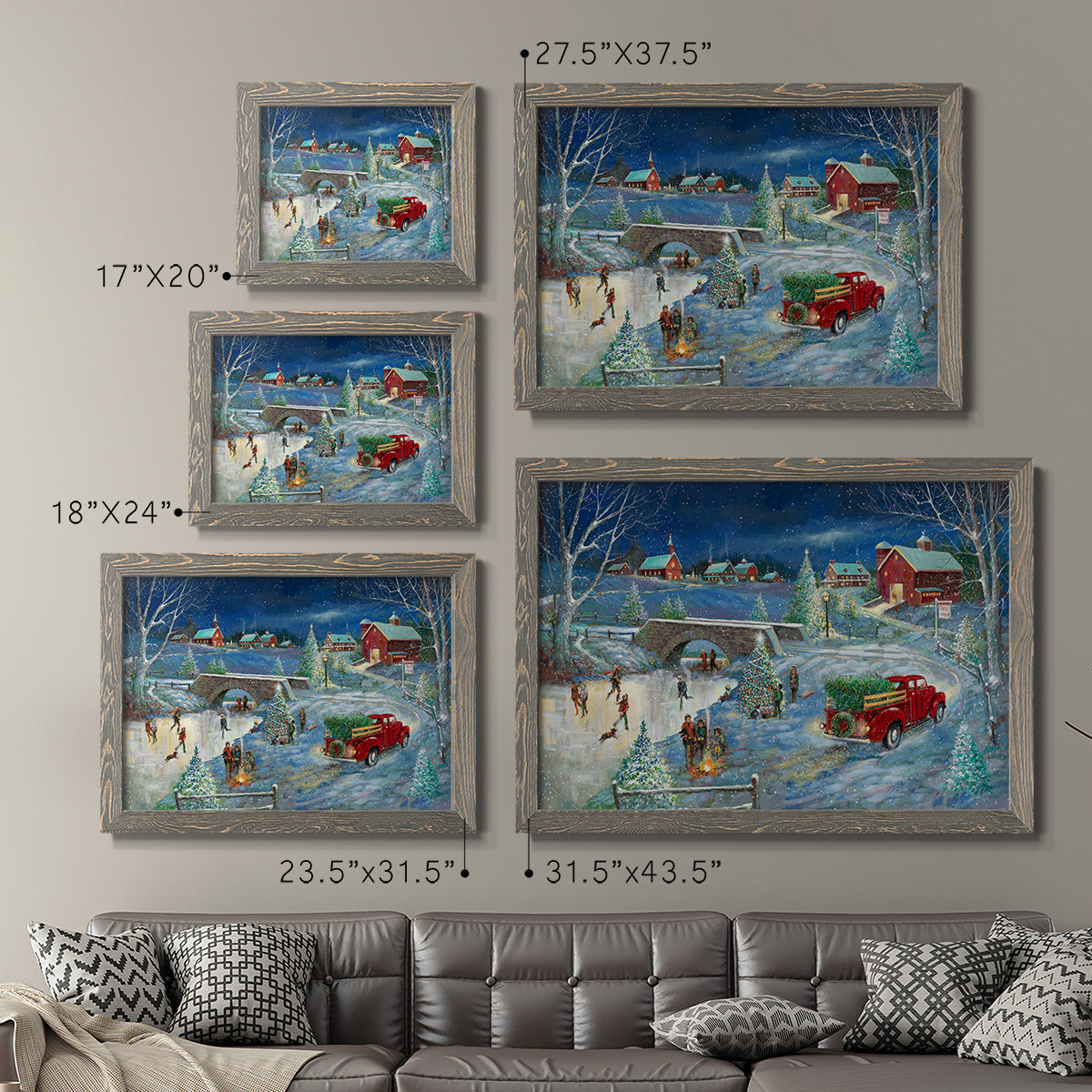 Warm Holiday Memories-Premium Framed Canvas - Ready to Hang