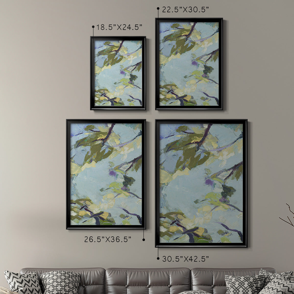 Aqua Sky Premium Framed Print - Ready to Hang