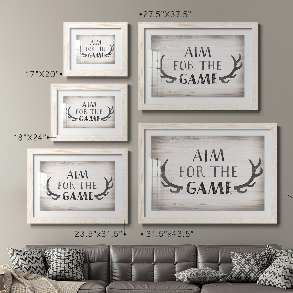 Aim Game-Premium Framed Print - Ready to Hang