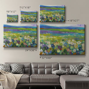 Flowerfields Premium Gallery Wrapped Canvas - Ready to Hang