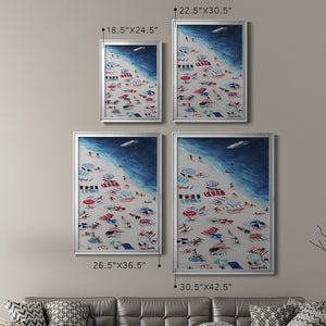 Break out Beach Premium Framed Print - Ready to Hang