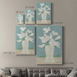 Muted Spring Arrangement I Premium Gallery Wrapped Canvas - Ready to Hang