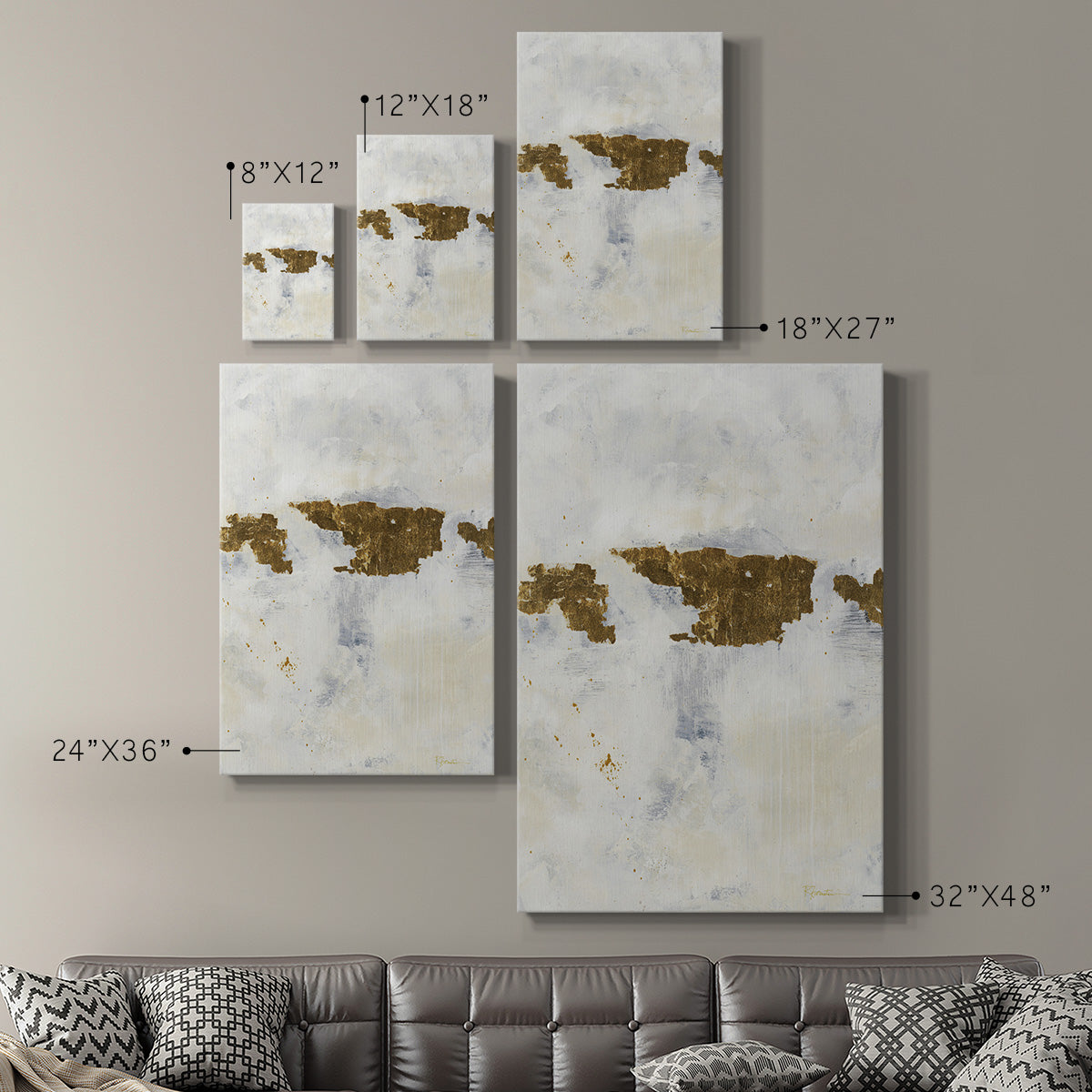 Mixed Messages II Premium Gallery Wrapped Canvas - Ready to Hang