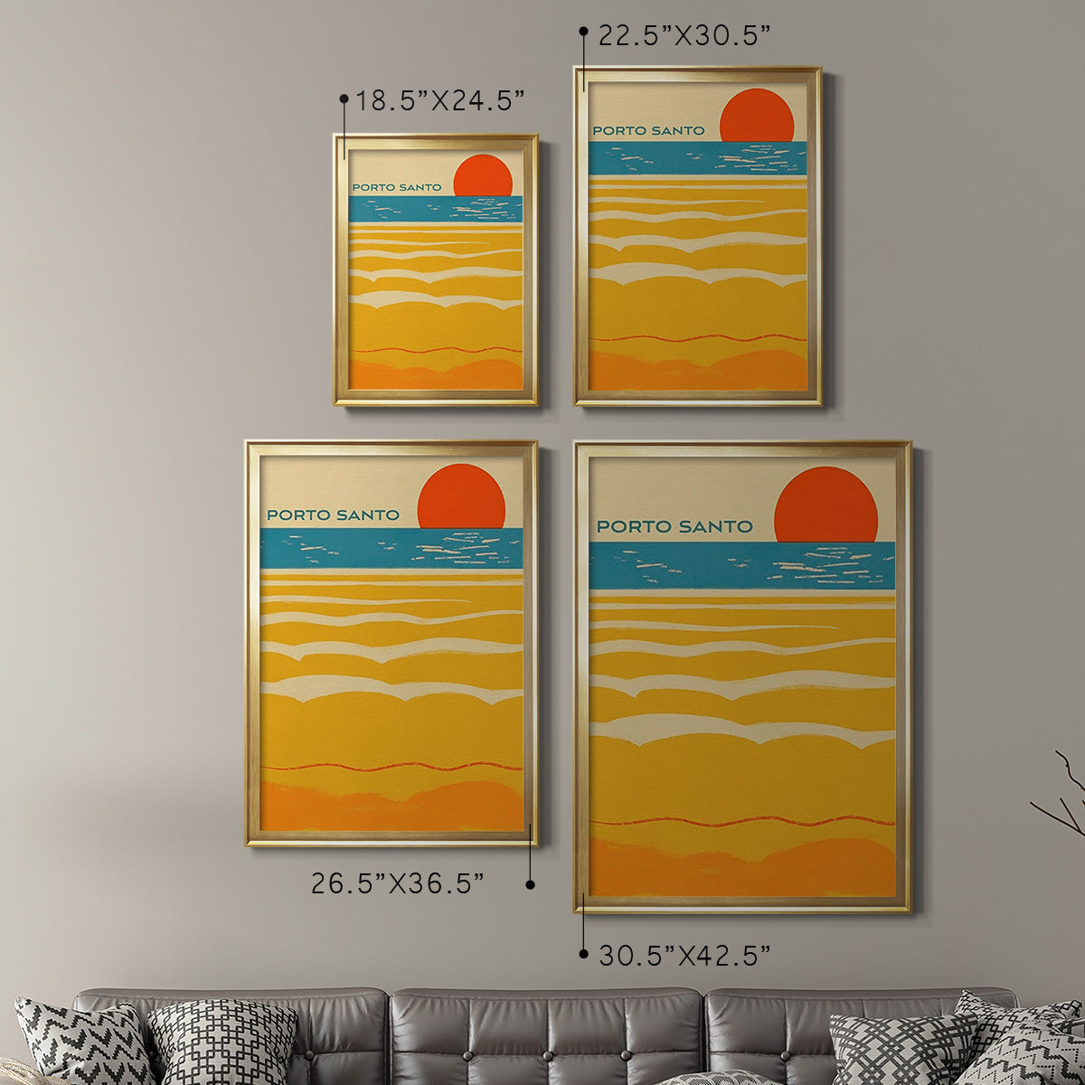 Summer Abroad I Premium Framed Print - Ready to Hang