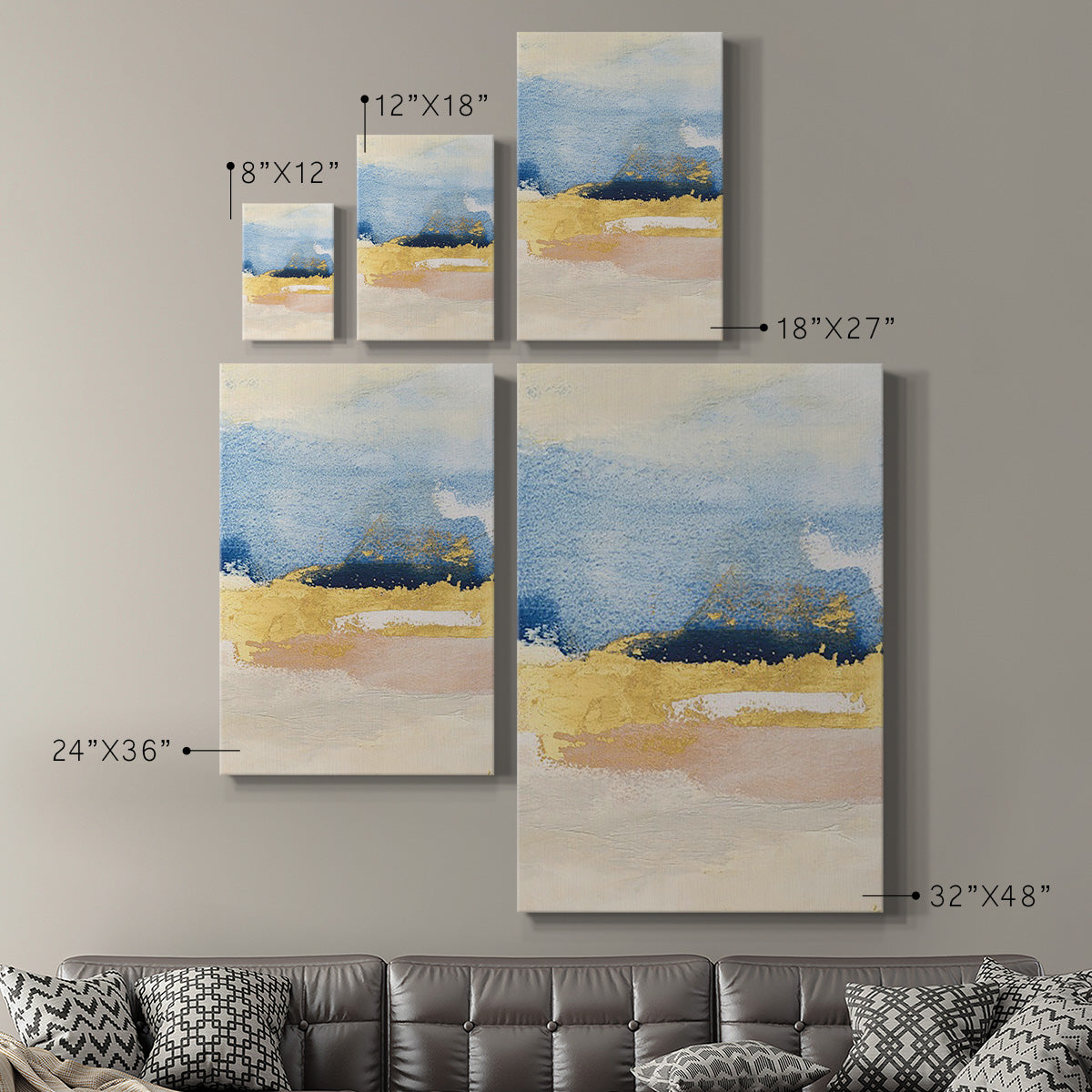 Pampa II Premium Gallery Wrapped Canvas - Ready to Hang