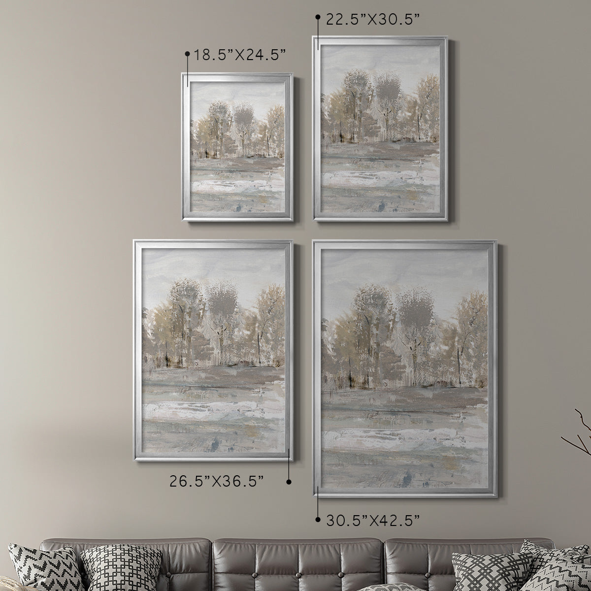 Meadow's Edge I Premium Framed Print - Ready to Hang