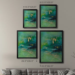 Peaceful Diptych II Premium Framed Print - Ready to Hang