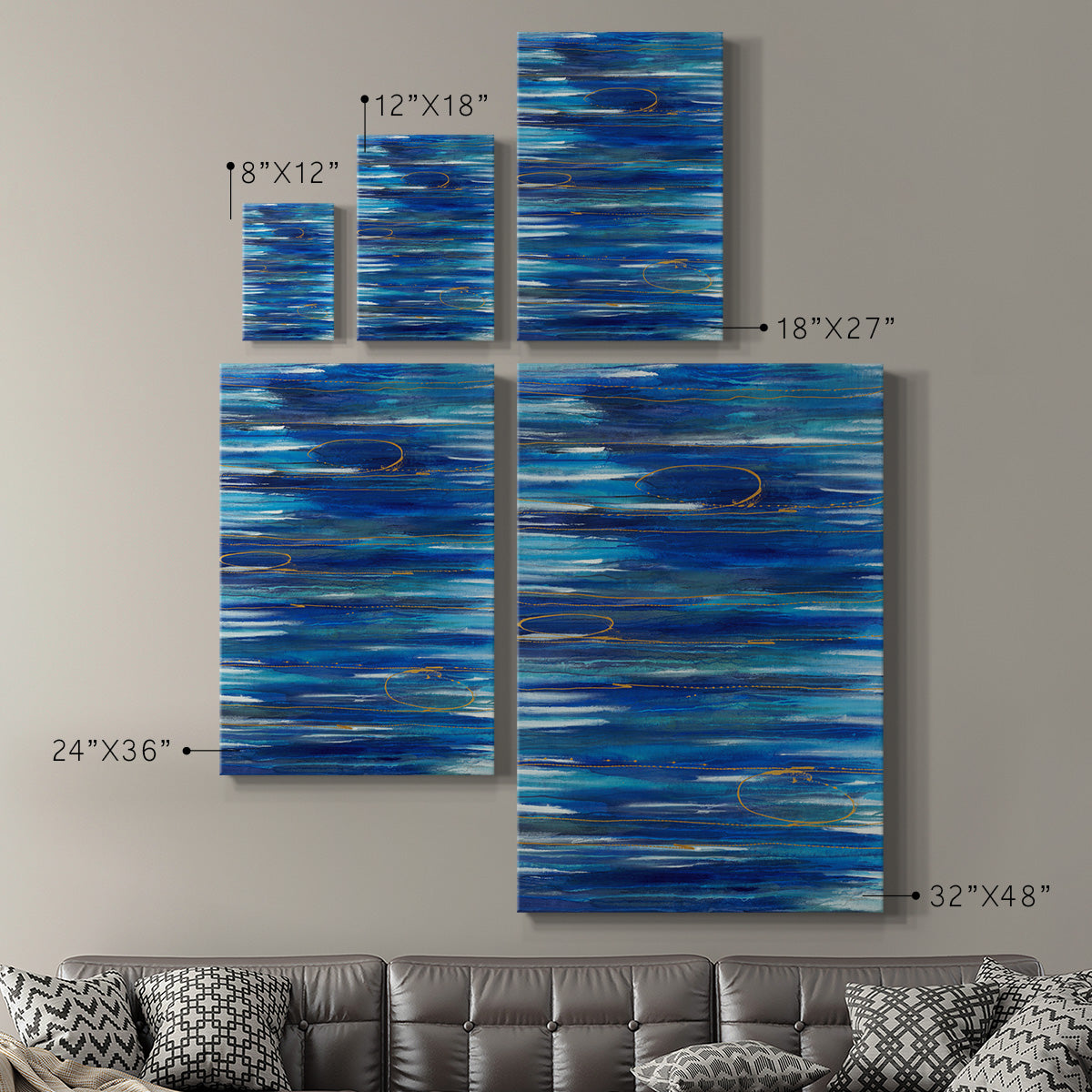 Waterworld Premium Gallery Wrapped Canvas - Ready to Hang