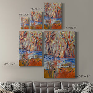 Cadmium Winter Solstice I Premium Gallery Wrapped Canvas - Ready to Hang