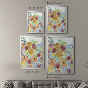 Flower Carousel I Premium Framed Print - Ready to Hang