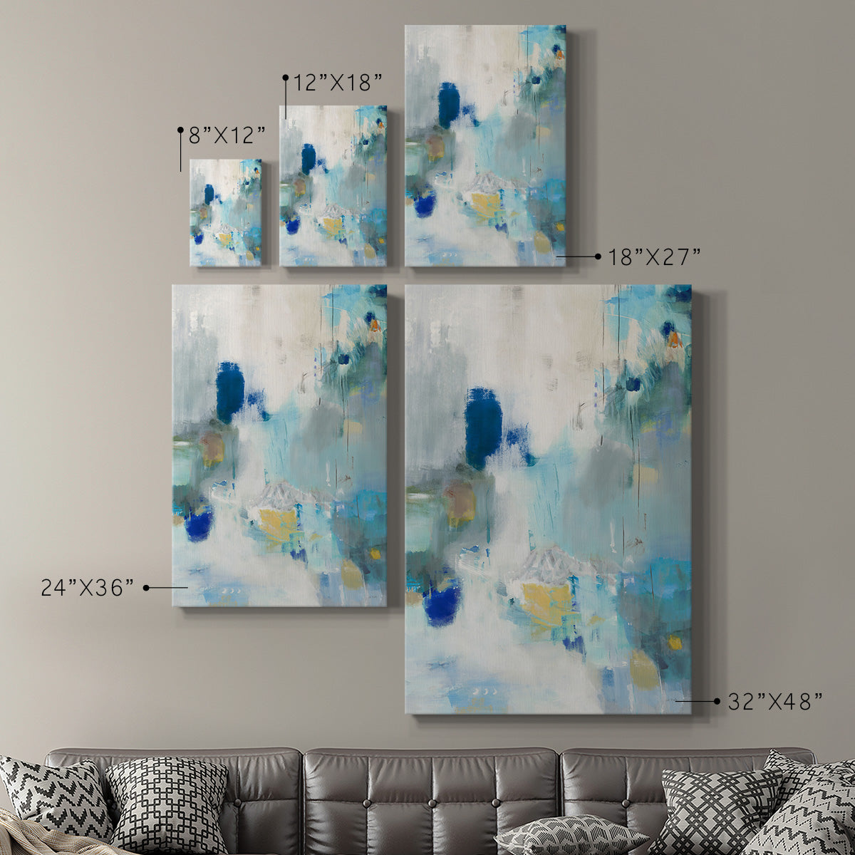 Celeste Motion II Premium Gallery Wrapped Canvas - Ready to Hang