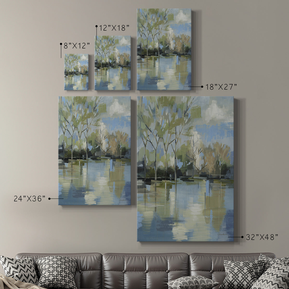 Enchanted Forest II Premium Gallery Wrapped Canvas - Ready to Hang