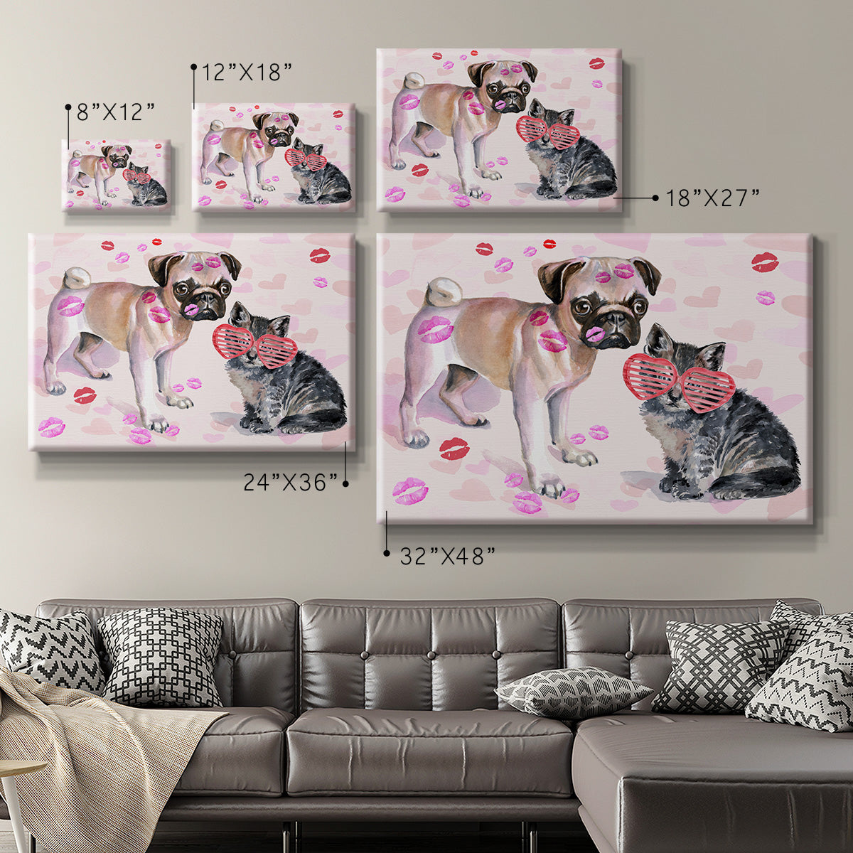 Cute Couture Collection A Premium Gallery Wrapped Canvas - Ready to Hang