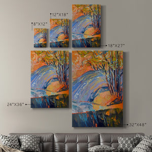 Cadmium Winter Solstice III Premium Gallery Wrapped Canvas - Ready to Hang