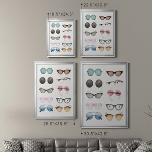 Vintage Glasses II Premium Framed Print - Ready to Hang