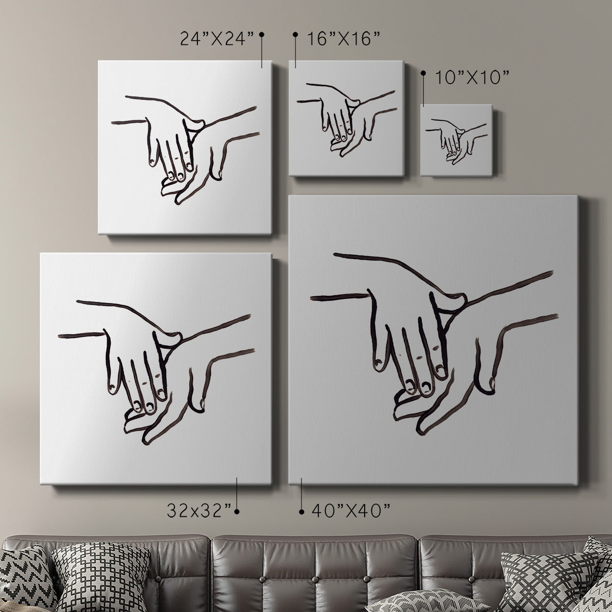 Hand Study III-Premium Gallery Wrapped Canvas - Ready to Hang