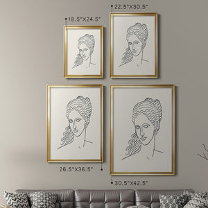 Greek Busts II Premium Framed Print - Ready to Hang