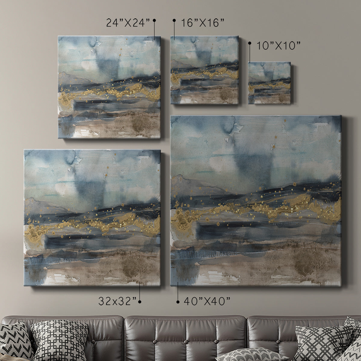 Golden Light on the Horizon I-Premium Gallery Wrapped Canvas - Ready to Hang