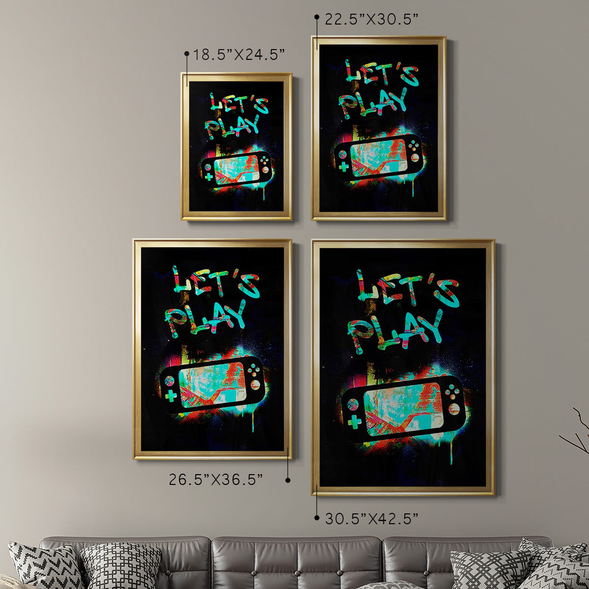 Gamer Tag III Premium Framed Print - Ready to Hang