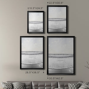 Serene Shore Premium Framed Print - Ready to Hang