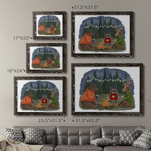 Campfire Hot Chocolate-Premium Framed Canvas - Ready to Hang