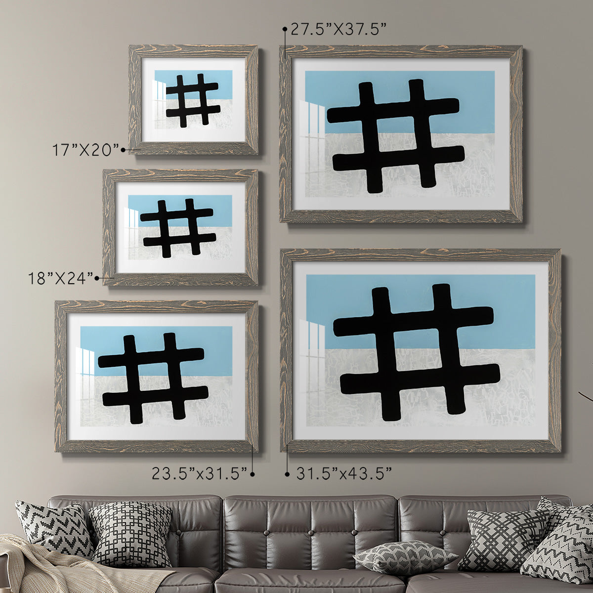 Hashtag-Premium Framed Print - Ready to Hang