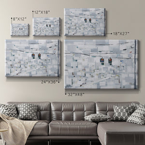 Stop on White Premium Gallery Wrapped Canvas - Ready to Hang