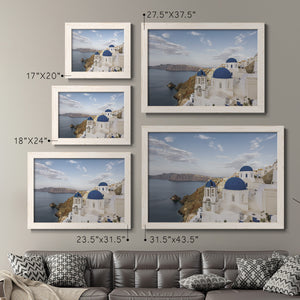 Santorini View-Premium Framed Canvas - Ready to Hang