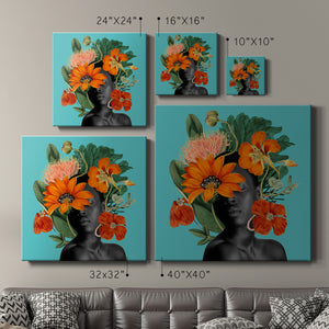 Tangerine Tropics I-Premium Gallery Wrapped Canvas - Ready to Hang
