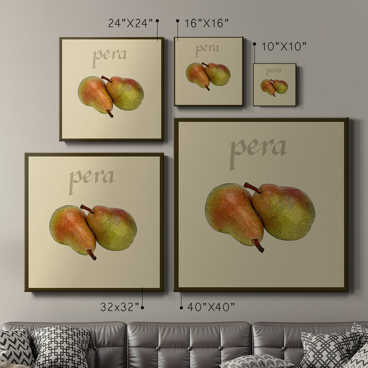 Italian Fruit II-Premium Gallery Wrapped Canvas - Ready to Hang