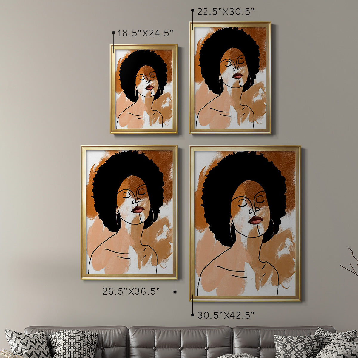 Phenomal Women I Premium Framed Print - Ready to Hang