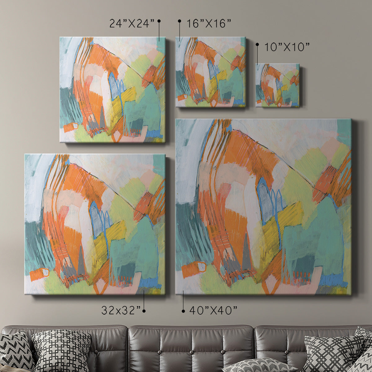 Candied Sherbet I-Premium Gallery Wrapped Canvas - Ready to Hang