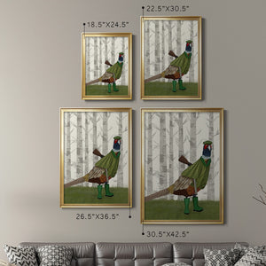 Pheasant Shooting Party 2 Premium Framed Print - Ready to Hang